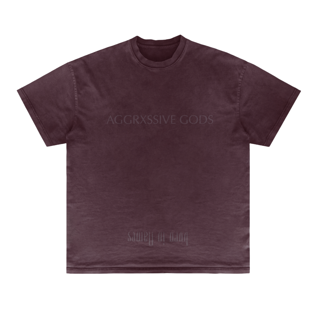 THE BORN IN FLAMES T-SHIRT WASHED