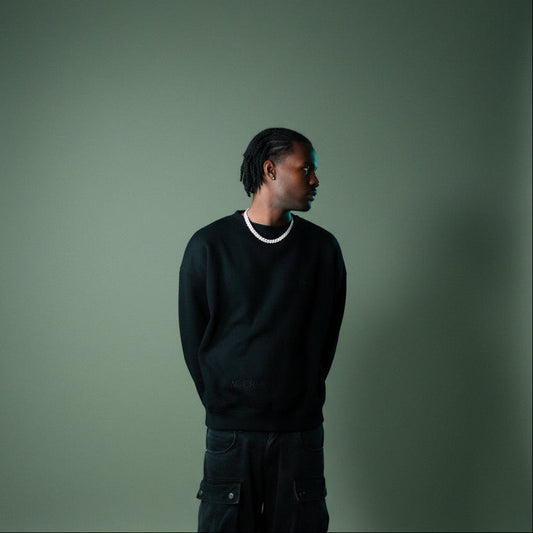 GODS AMONG MORTALS BLACK CREWNECK