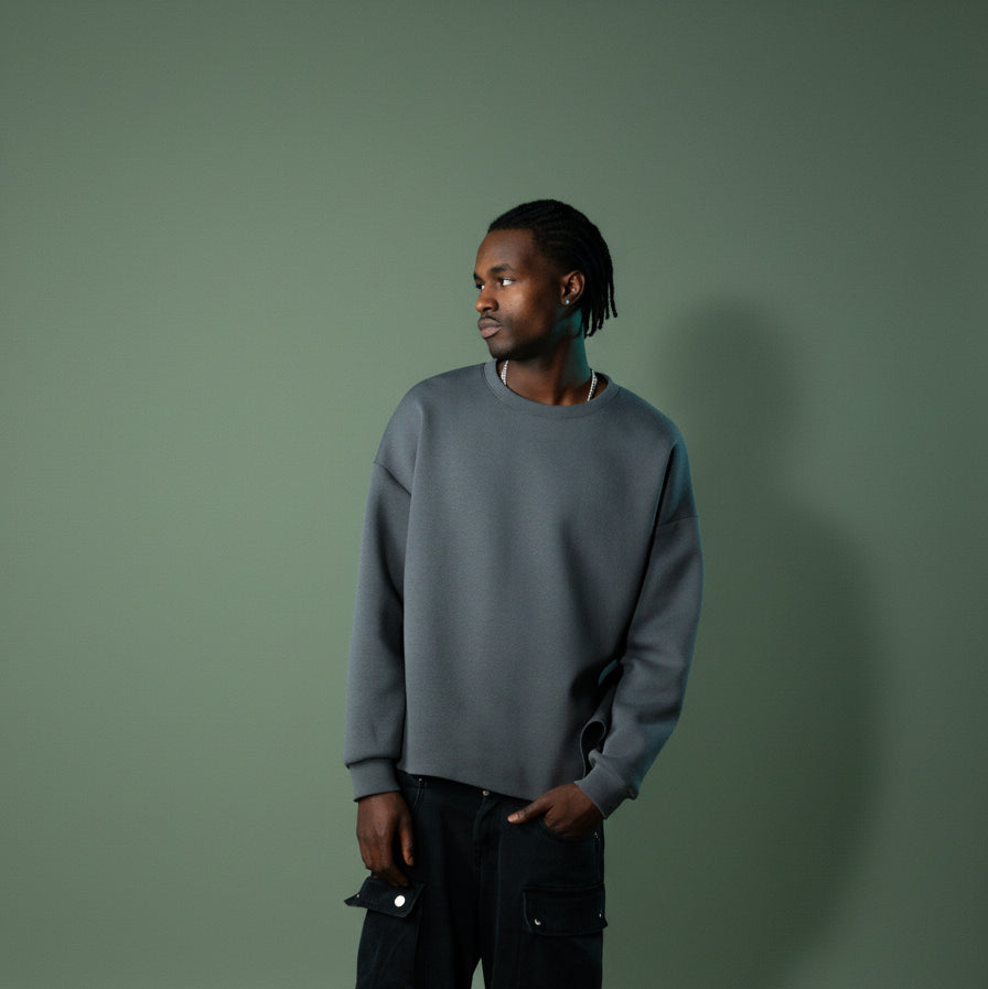 GODS AMONG MORTALS GREY LONG SLEEVE