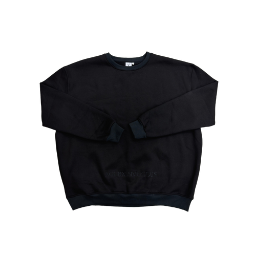 GODS AMONG MORTALS BLACK CREWNECK