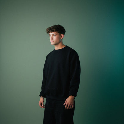 GODS AMONG MORTALS BLACK CREWNECK